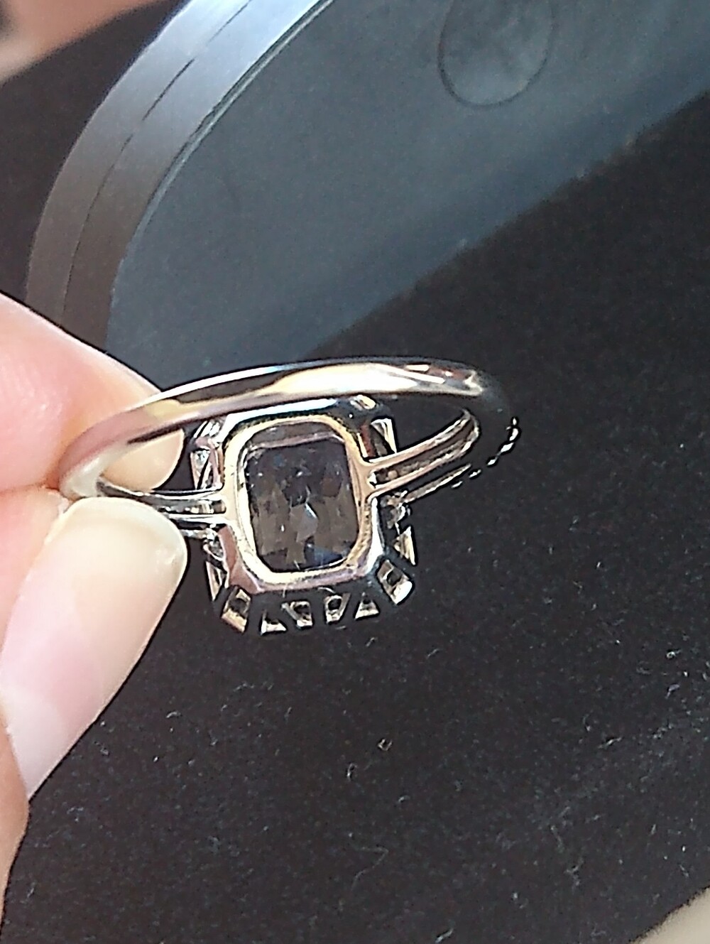 Affinity Gems Afghanistan Kunzite And White Tops Sterling Silver Ring Size 6 - Picture 5 of 10